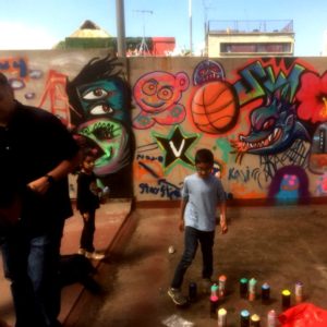 Mexico City Street Art Tour perfect for families  kids on private graffiti tour 